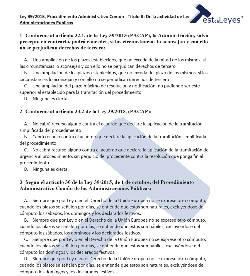 Ley 39/2015 - Título II - De la actividad de las Administraciones Públicas - Imagen 2