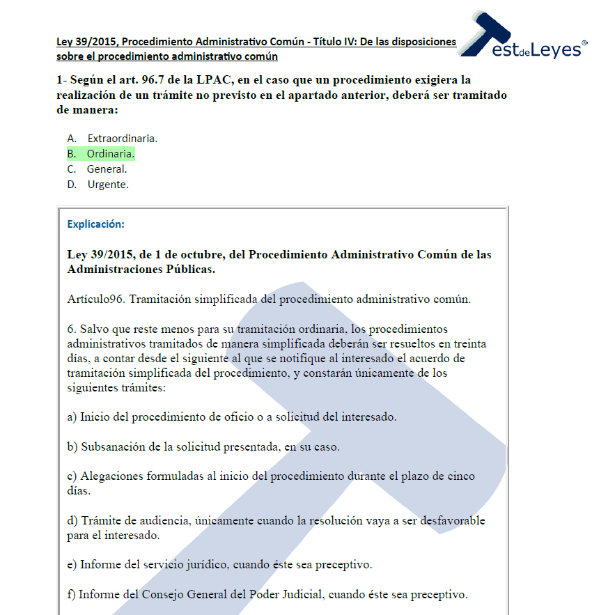 Ley 39/2015 - Título IV - De las disposiciones sobre el procedimiento administrativo común - Imagen 3