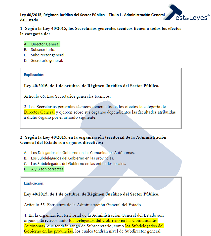 Ley 40/2015 - Título I - Administración General del Estado - Imagen 3