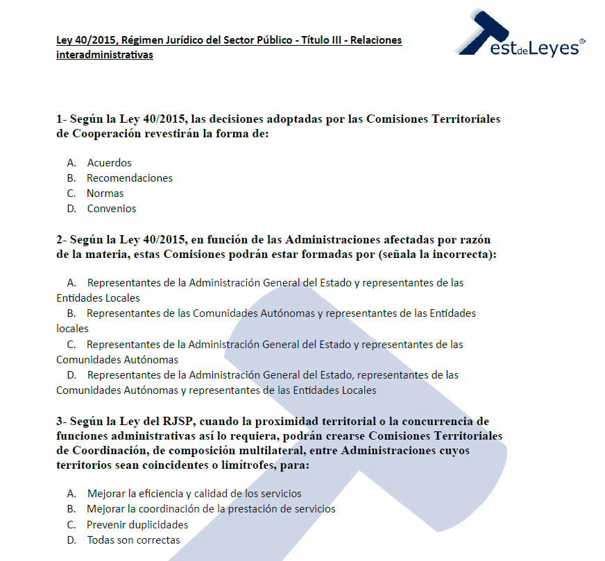 Ley 40/2015 - Título III - Relaciones interadministrativas - Imagen 2