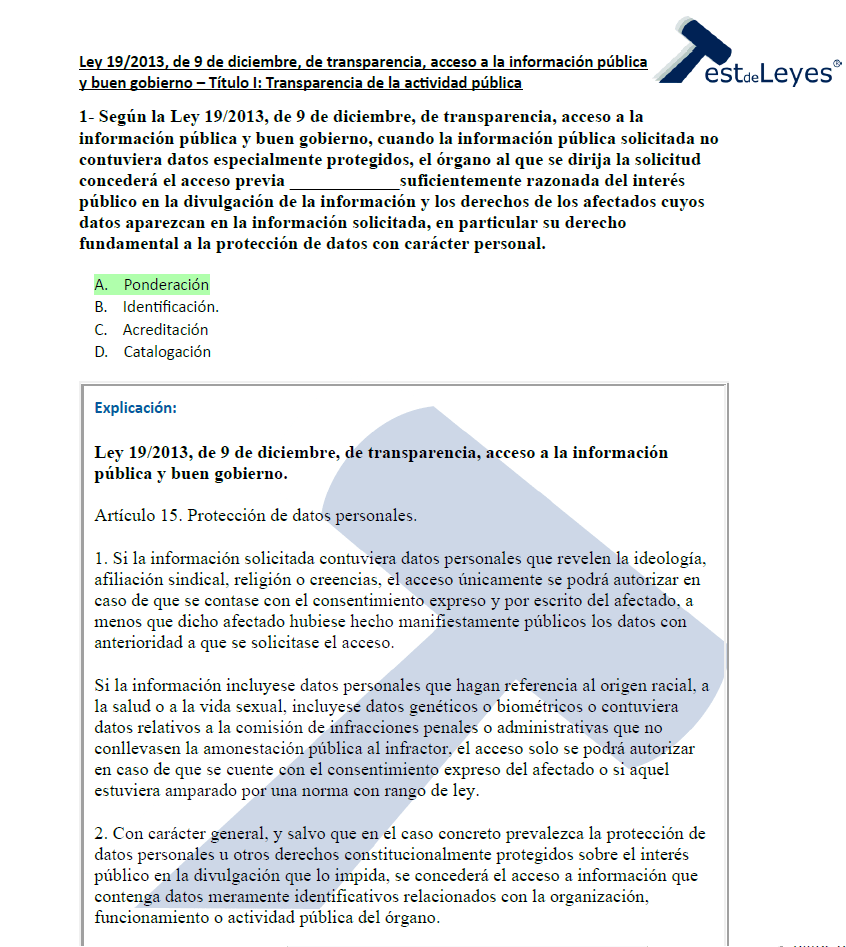 Ley 19/2013 - Título I - Transparencia de la actividad pública - Imagen 3
