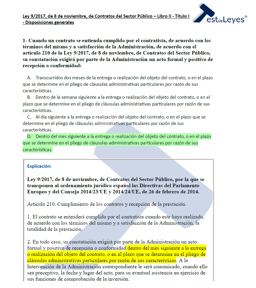 Ley 9/2017, de 8 de noviembre, de Contratos del Sector Público - Libro II Título I - Disposiciones generales - Imagen 3