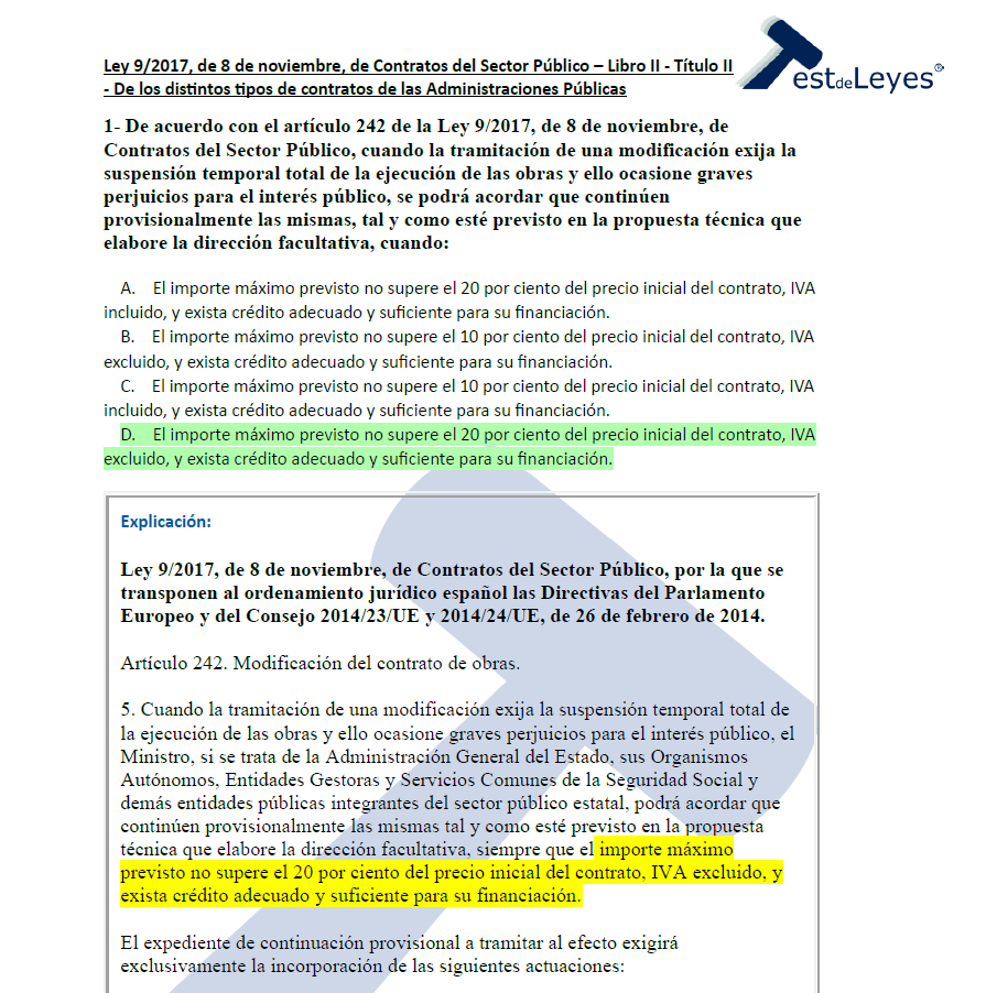 Ley 9/2017, de 8 de noviembre, de Contratos del Sector Público - Libro II Título II - De los distintos tipos de contratos de las Administraciones Públicas - Imagen 3