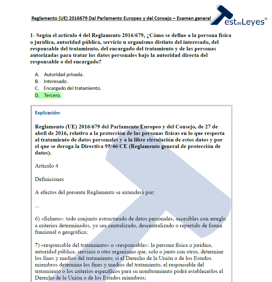 Reglamento (UE) 2016/679 del Parlamento Europeo y del Consejo - Examen general - Imagen 3