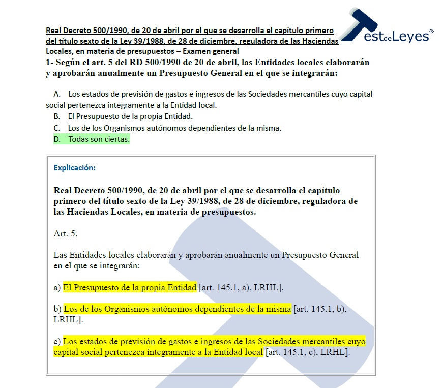 Real Decreto 500/1990, de 20 de abril por el que se desarrolla el capítulo primero del título sexto de la Ley 39/1988, de 28 de diciembre, reguladora de las Haciendas Locales, en materia de presupuestos - Imagen 3