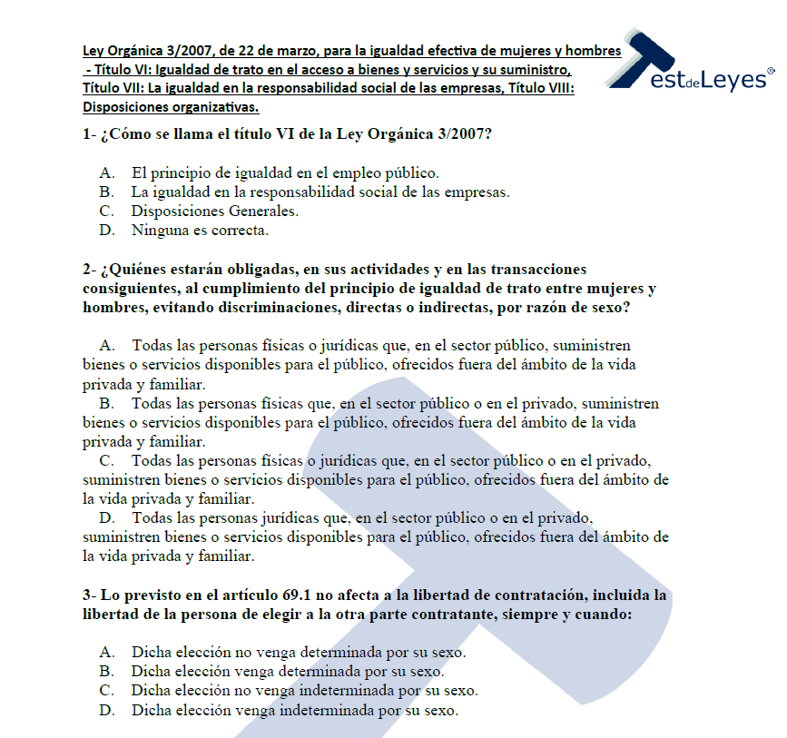 Títulos VI, VII y VIII - Ley Orgánica 3/2007, de 22 de marzo, para la igualdad efectiva de mujeres y hombres - Imagen 2