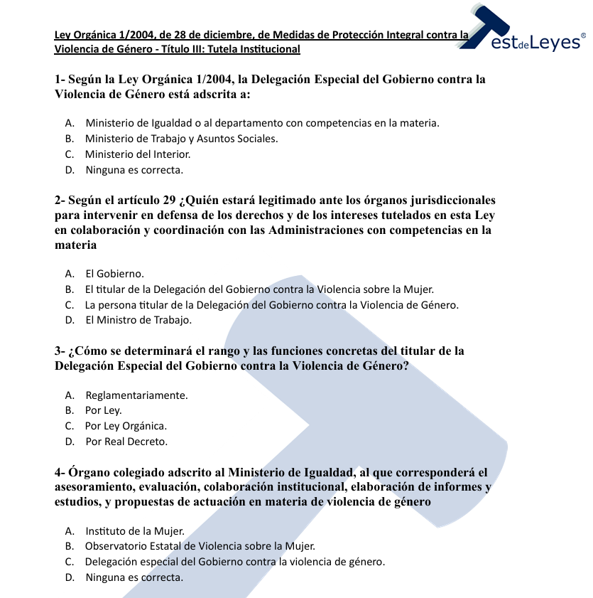 Ley Orgánica 1/2004, de 28 de diciembre, de Medidas de Protección Integral contra la Violencia de Género - Título III - Imagen 2