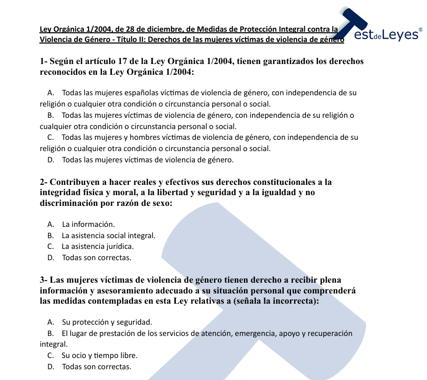 Ley Orgánica 1/2004, de 28 de diciembre, de Medidas de Protección Integral contra la Violencia de Género - Título II - Imagen 3