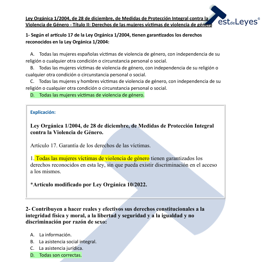 Ley Orgánica 1/2004, de 28 de diciembre, de Medidas de Protección Integral contra la Violencia de Género - Título II - Imagen 2