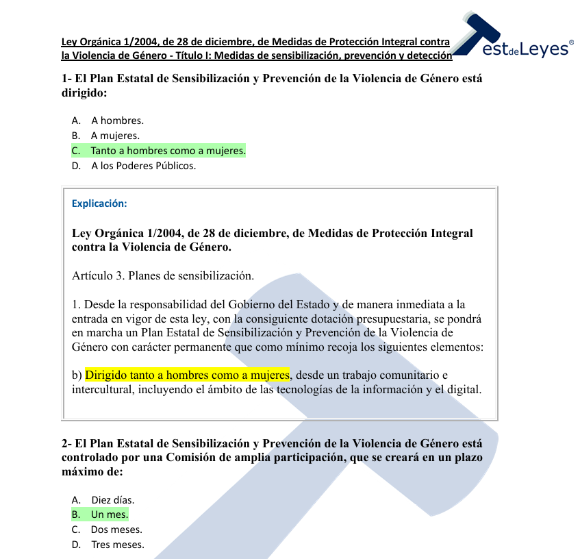 Ley Orgánica 1/2004, de 28 de diciembre, de Medidas de Protección Integral contra la Violencia de Género - Título I - Imagen 3