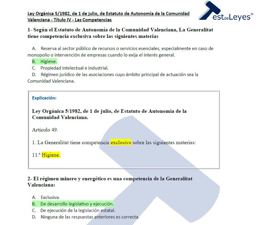 Ley Orgánica 5/1982, de 1 de julio, de Estatuto de Autonomía de la Comunidad Valenciana - Título IV - Imagen 3