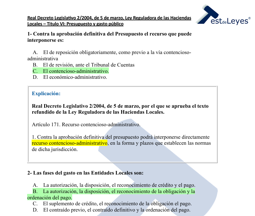 Real Decreto Legislativo 2/2004, de 5 de marzo, Ley Reguladora de las Haciendas Locales - Título VI - Imagen 3