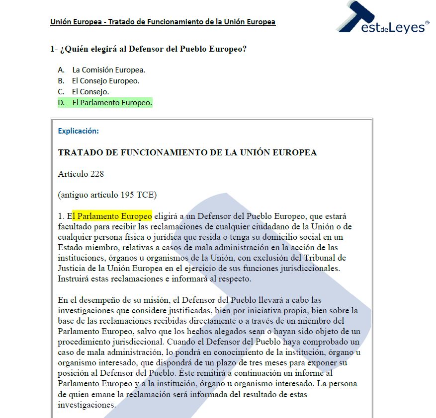 Unión Europea - Tratado de Funcionamiento de la Unión Europea - Imagen 3